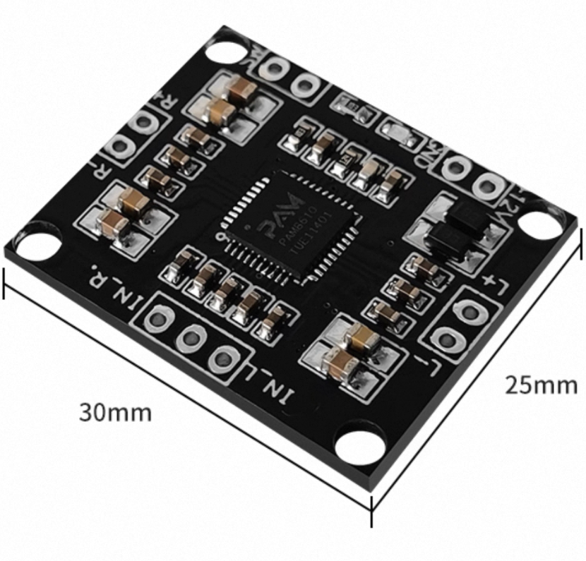 Orwintech Power Module PAM8610 10W Stereo Class-D Audio Amplifier and Module board - Latest ...