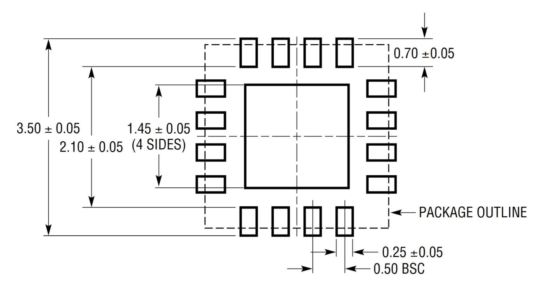 LT3756EUD-2#TRPBF Package Description