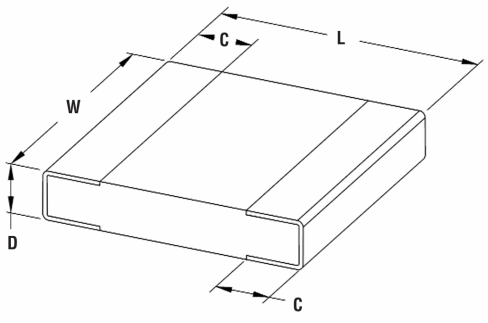 0805 resistor size