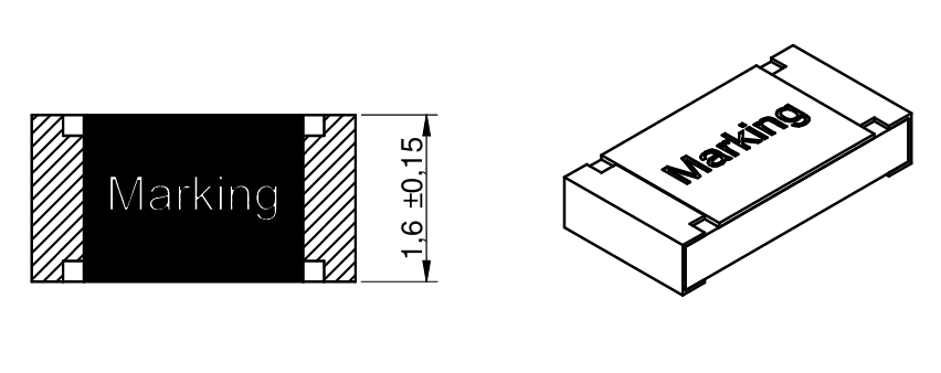1206 resistor marking