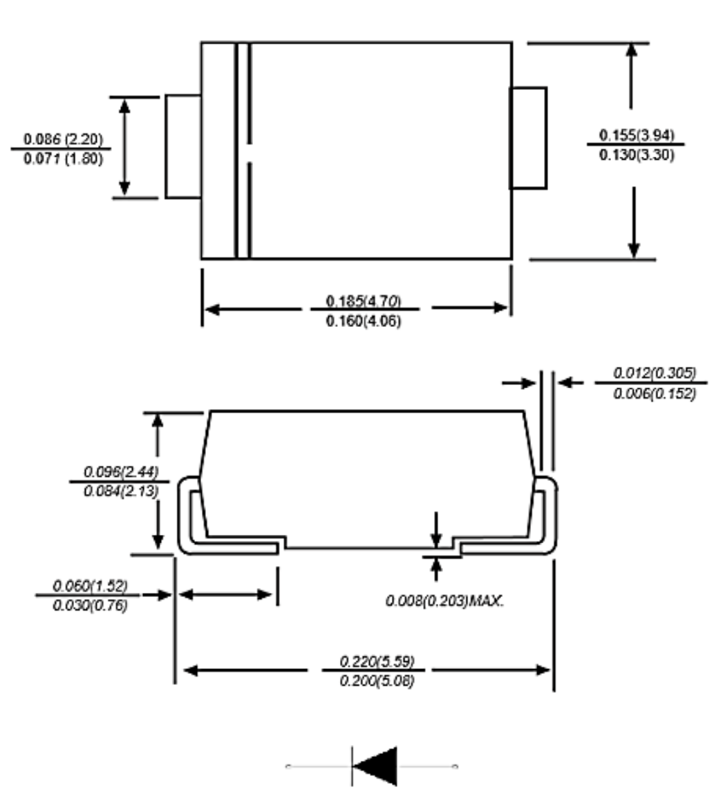 SS36 Diode DO-214AA (SMB)
