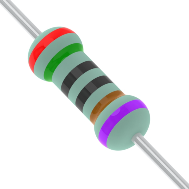 250 ohm 6 band resistor color code
