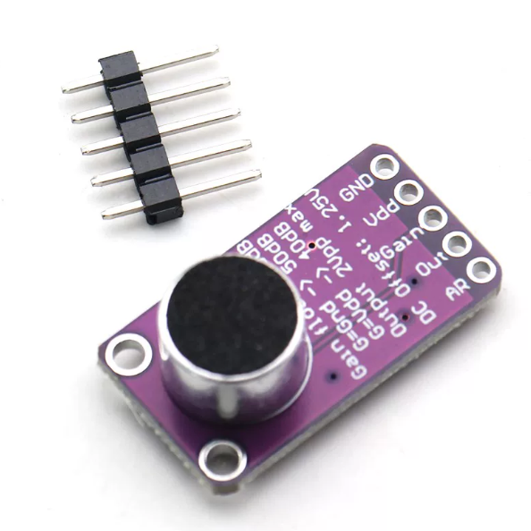 MAX9814 Electret Microphone Amplifier Module Board: Guide
